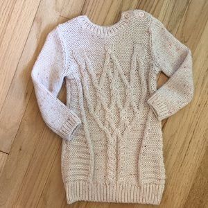 Light pink sweater dress